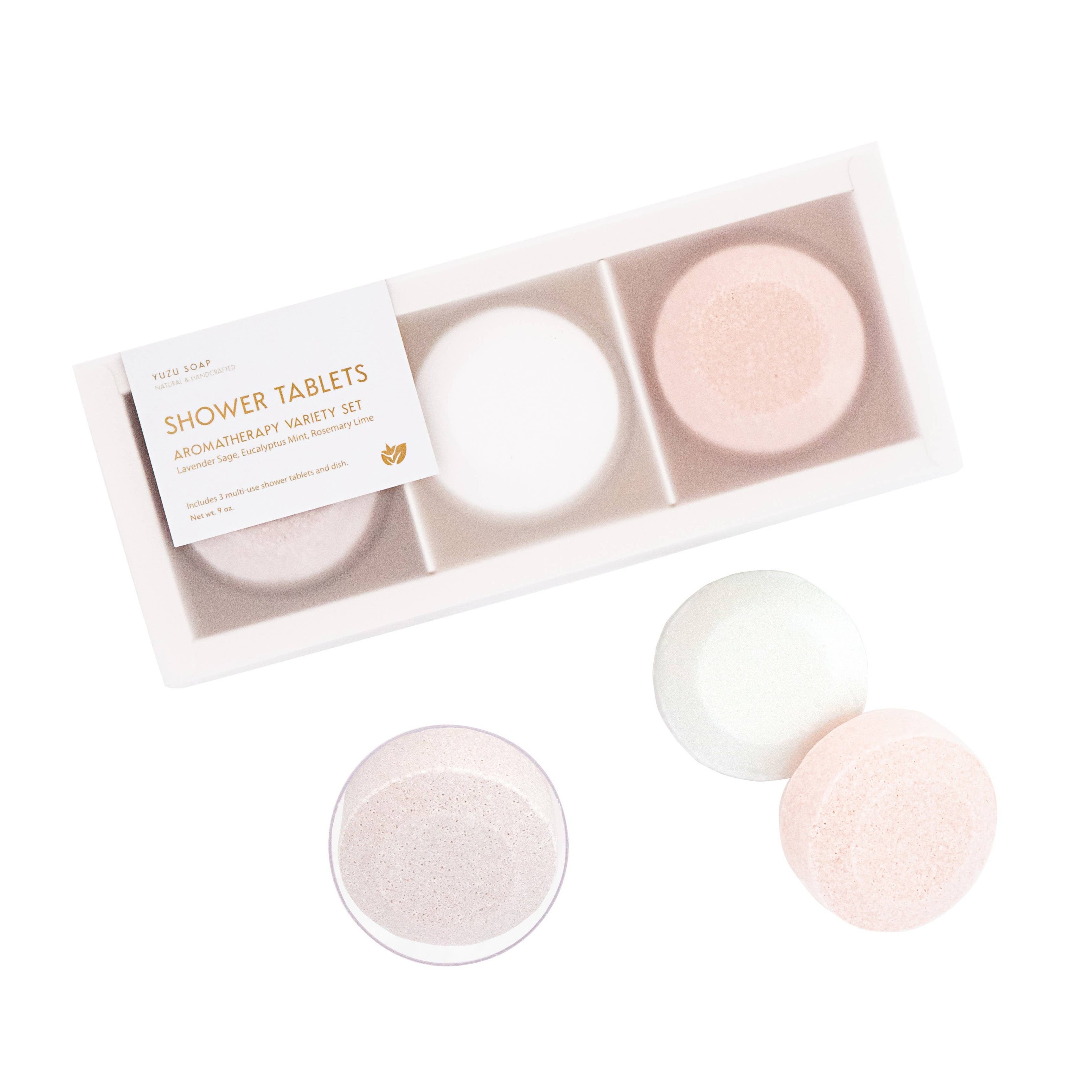 Set of shower tablets