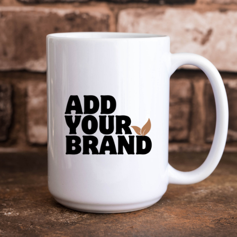 Branded Ceramic Mug - 15 oz