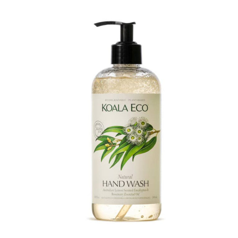 Koala Eco Hand Wash, with lemon, eucalyptus and rosemary essential oils.