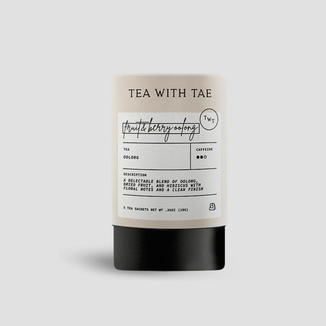 Tea with Tae  Fruit and Berry Oolong Tea Tube.