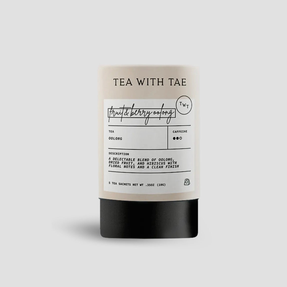 Tea with Tae  Fruit and Berry Oolong Tea Tube.