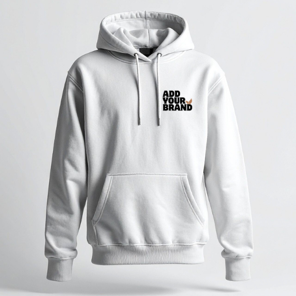 Branded Hoodie Sweatshirt (Partial Design)