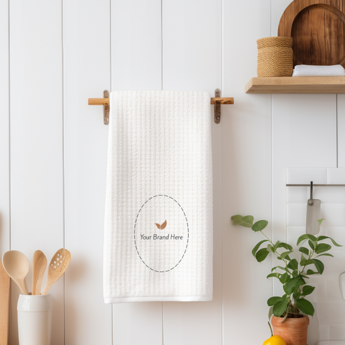 Branded Waffle Towel 16 x28