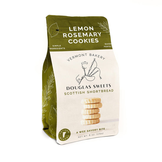 Lemon Rosemary Scottish Shortbread