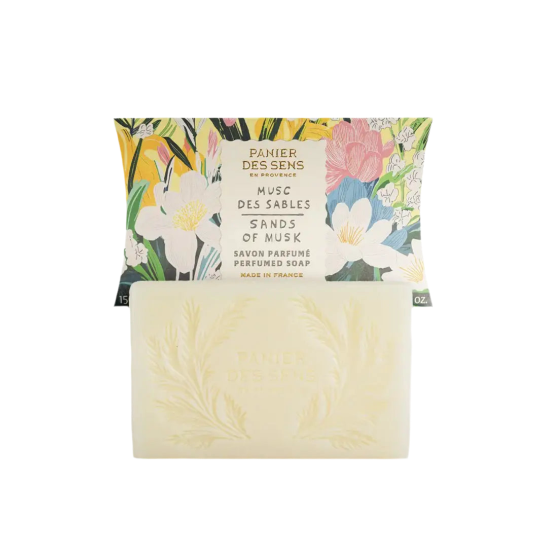Panier Des Sens, French Luxury Bar Soap - Sands of Musk- 5.3oz/150g