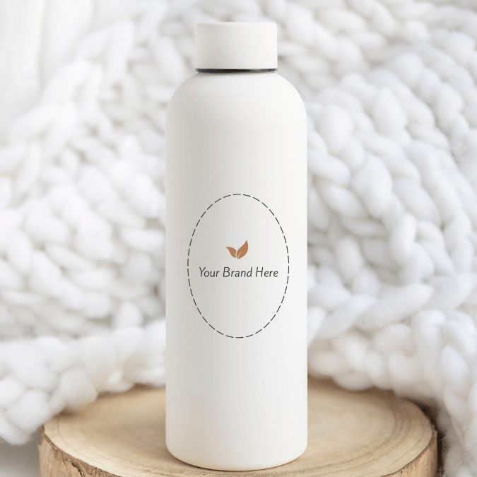 Branded Insulated Water Bottle - 17 oz - MeaningFull Gift Lab