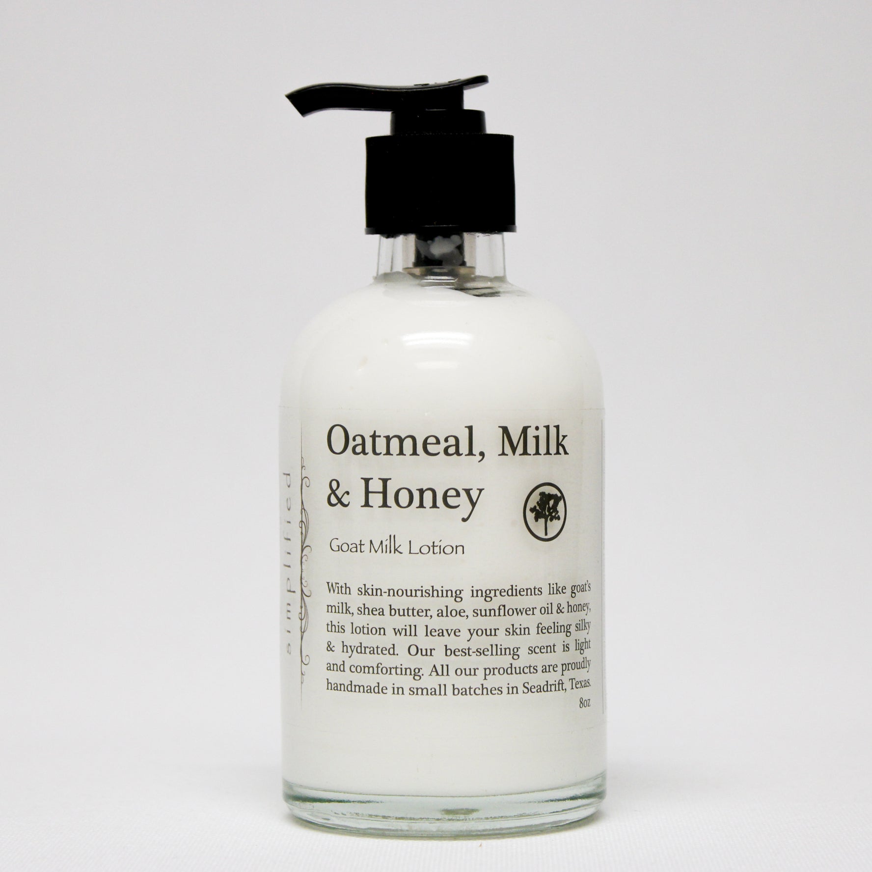 8oz Goat Milk Lotion: Oatmeal Milk & Honey