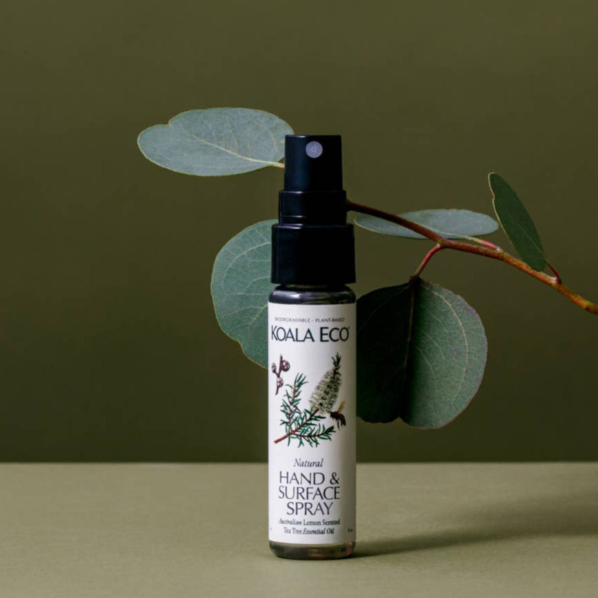 Koala Eco, Lemon Scented Tea Tree Eco Hand and Surface Mini Spray