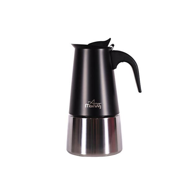 Any Morning, Stovetop Espresso Coffee Maker - Stainless Steel