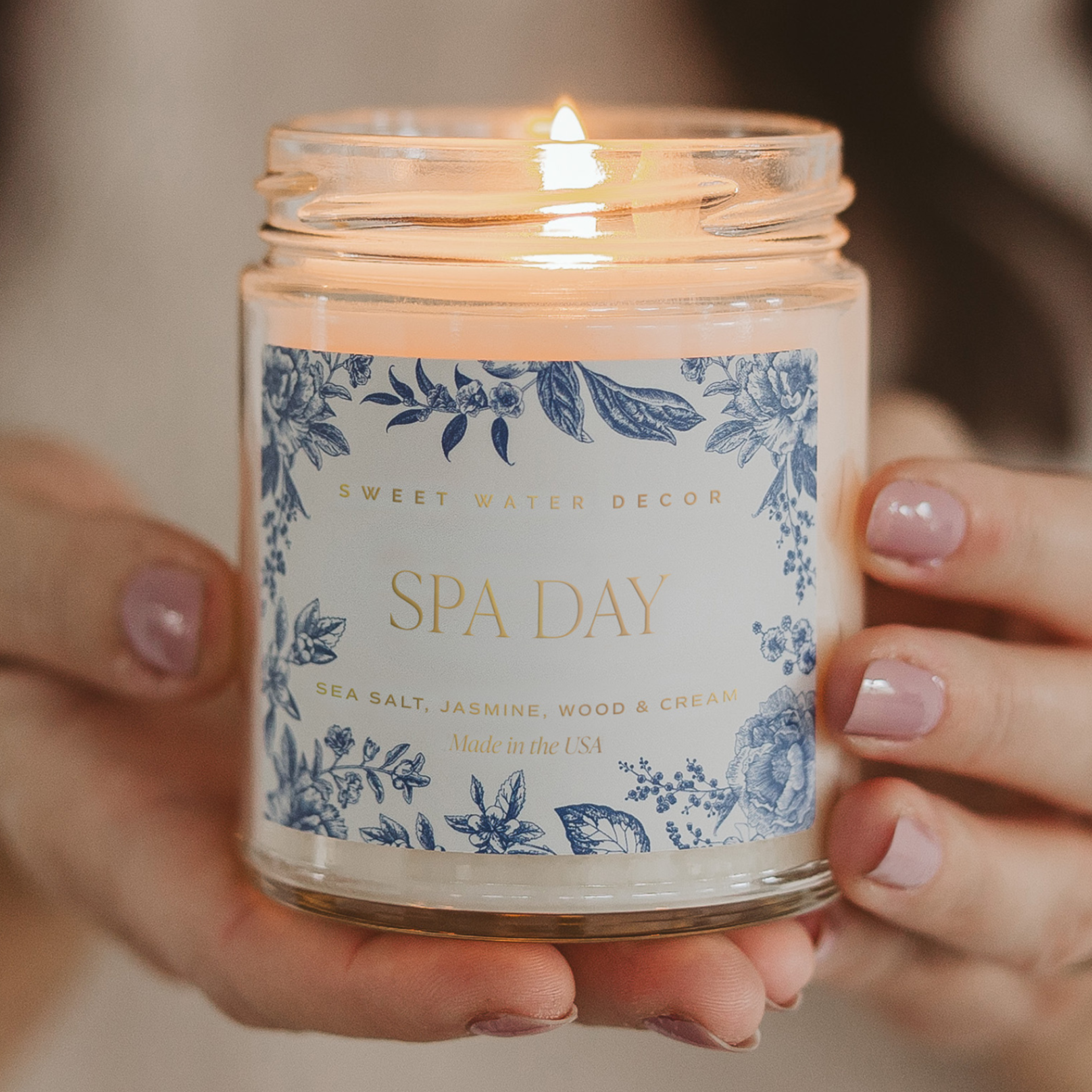 Sweet Water Decor, Spa Day 9 oz Soy Candle