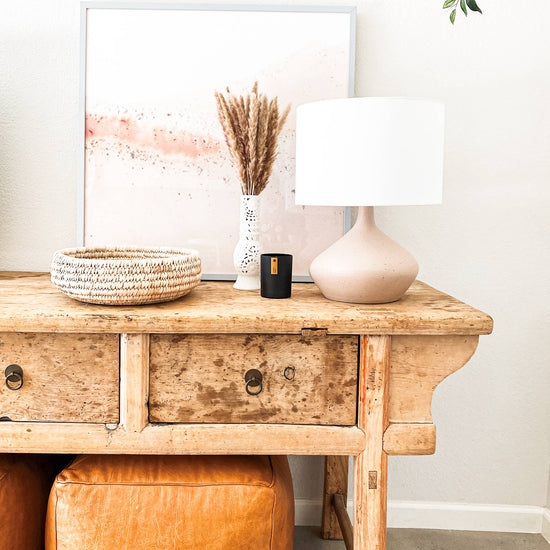 Calyan Wax Co., Vetiver + Tonka - Matte Black Tumbler Soy Candle - MeaningFull Gift Lab