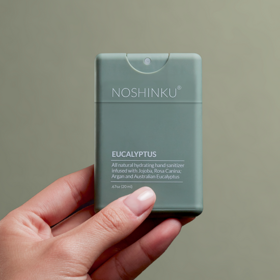 Noshinku Eucalyptus hand sanitizer.