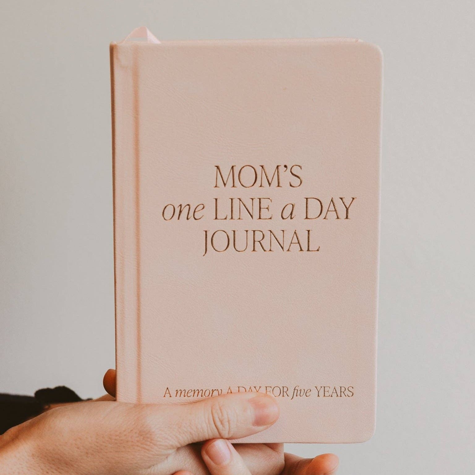 Sweet Water Decor, Mom's One Line A Day Leather Journal