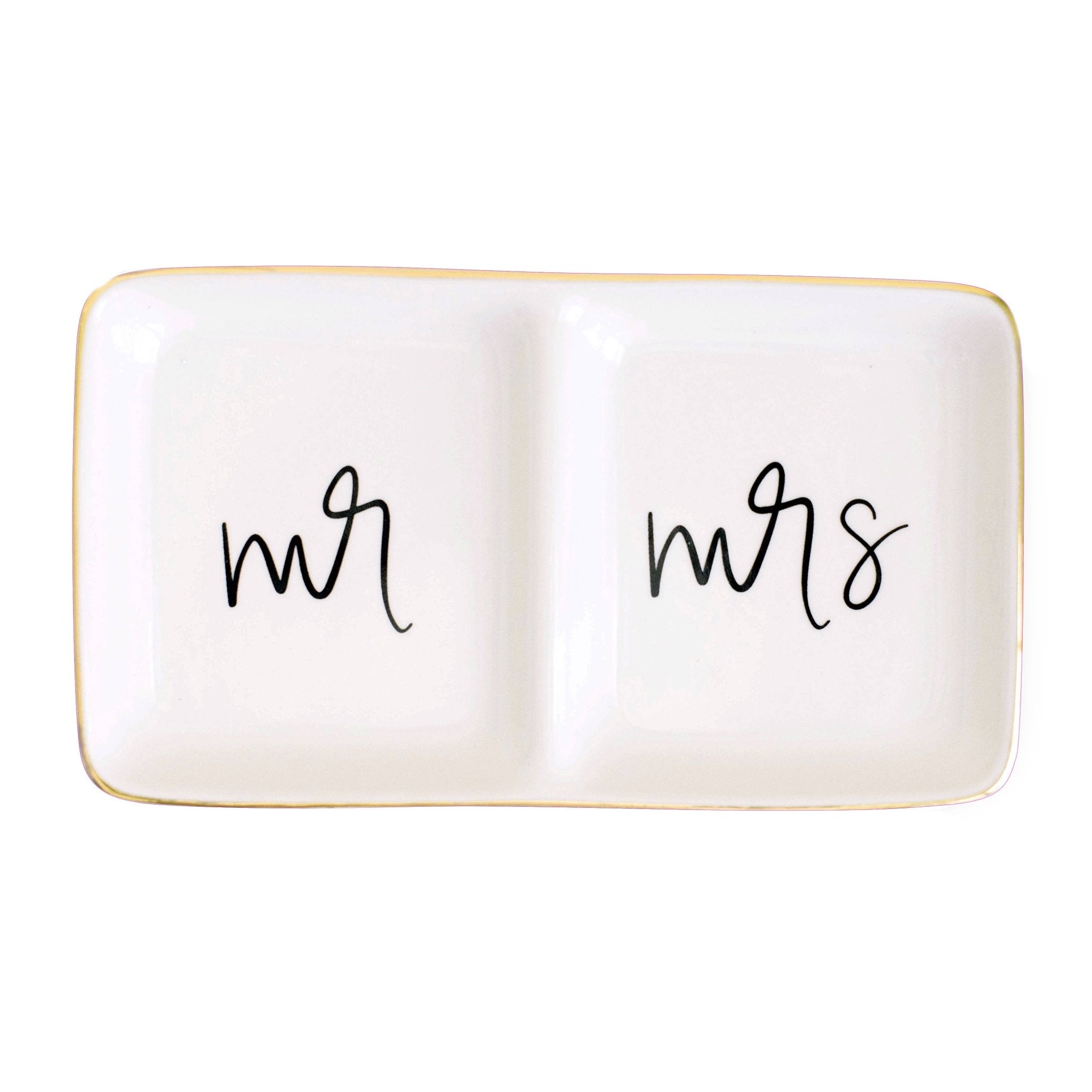 Sweet Water Decor, Mr. and Mrs. Jewelry Dish - MeaningFull Gift Lab