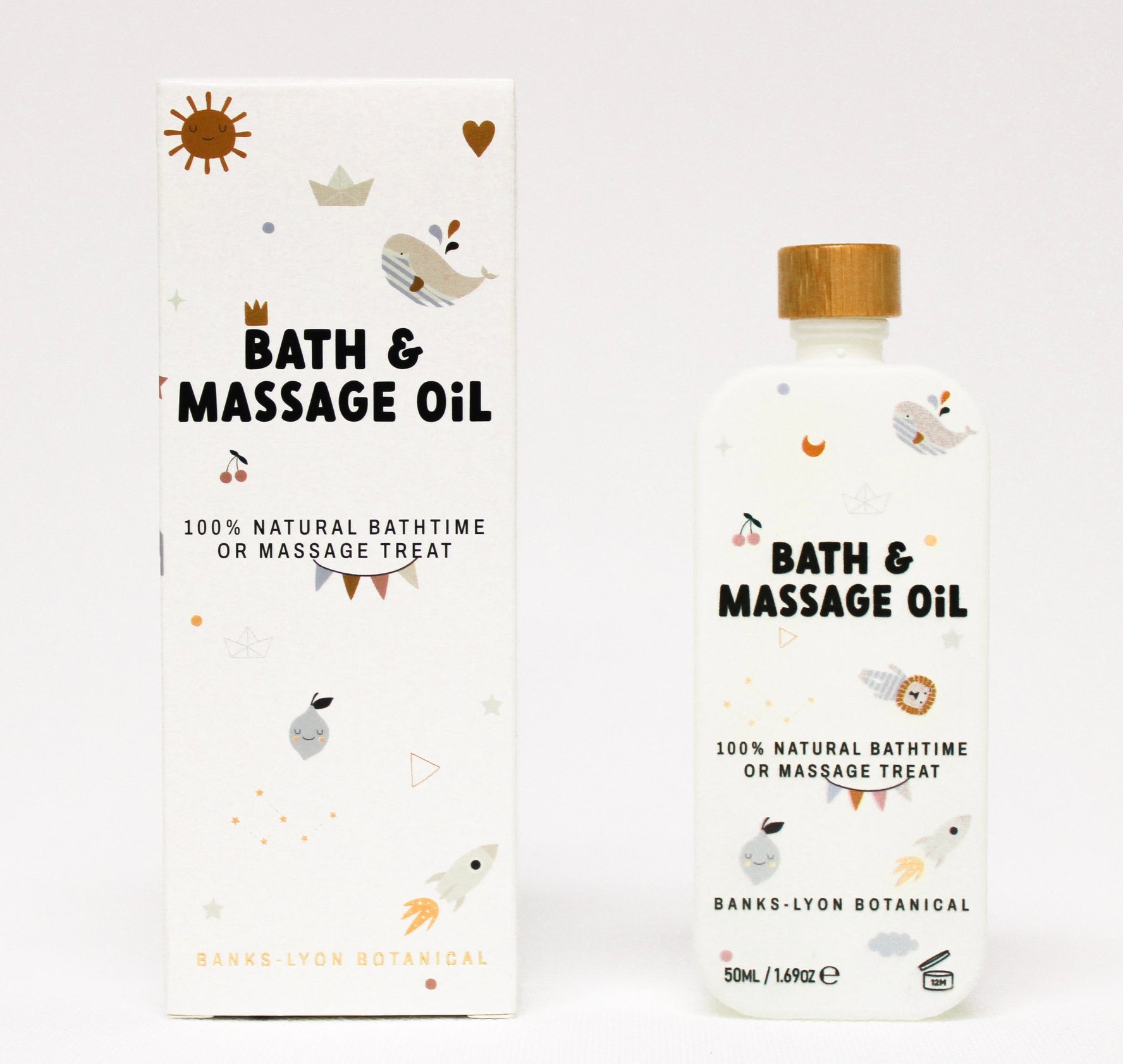 Banks-Lyon Botanical, Baby Bath & Massage Oil