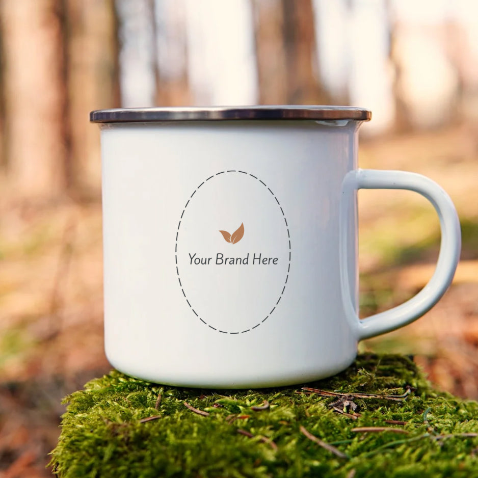 Branded Enamel Camping Mug