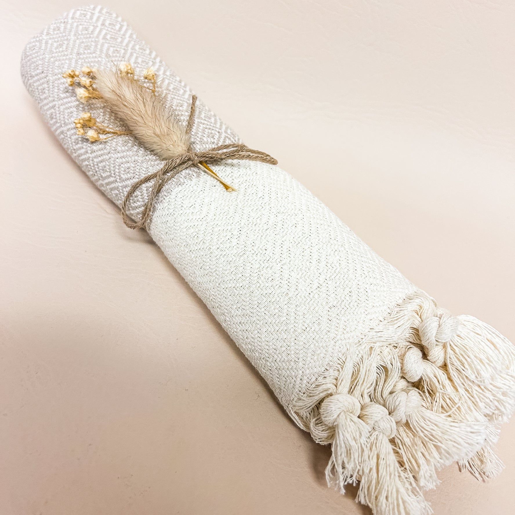 La Hammam Diamond Turkish Cotton Towel