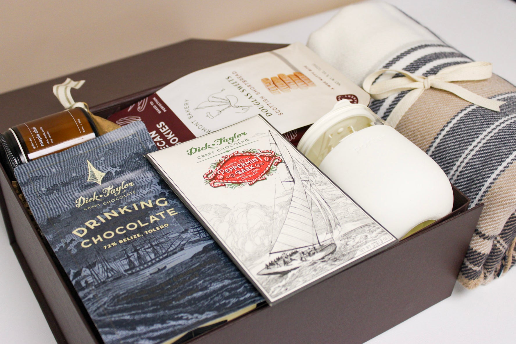 Corporate and personal holiday gift box