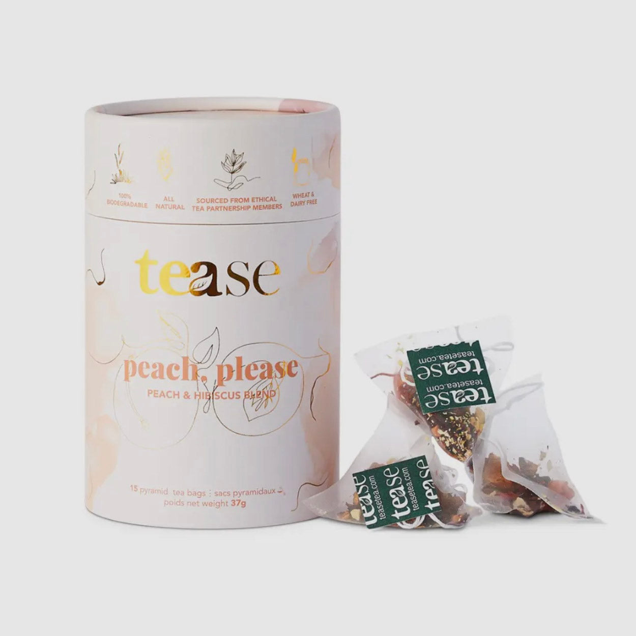 Tease, Peach Please All Natural Herbal tea