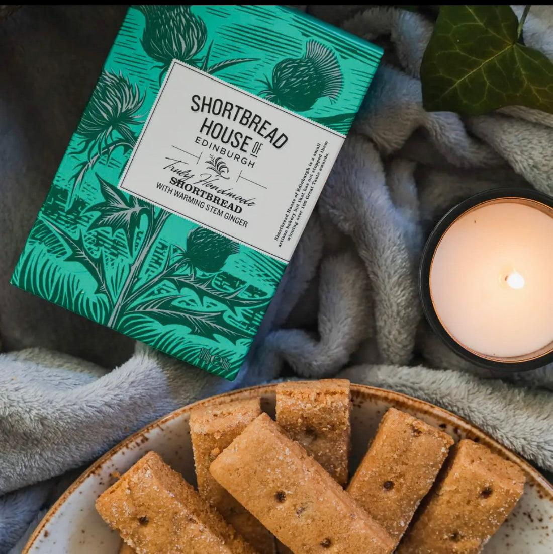 Ginger Finger Shortbread Box.