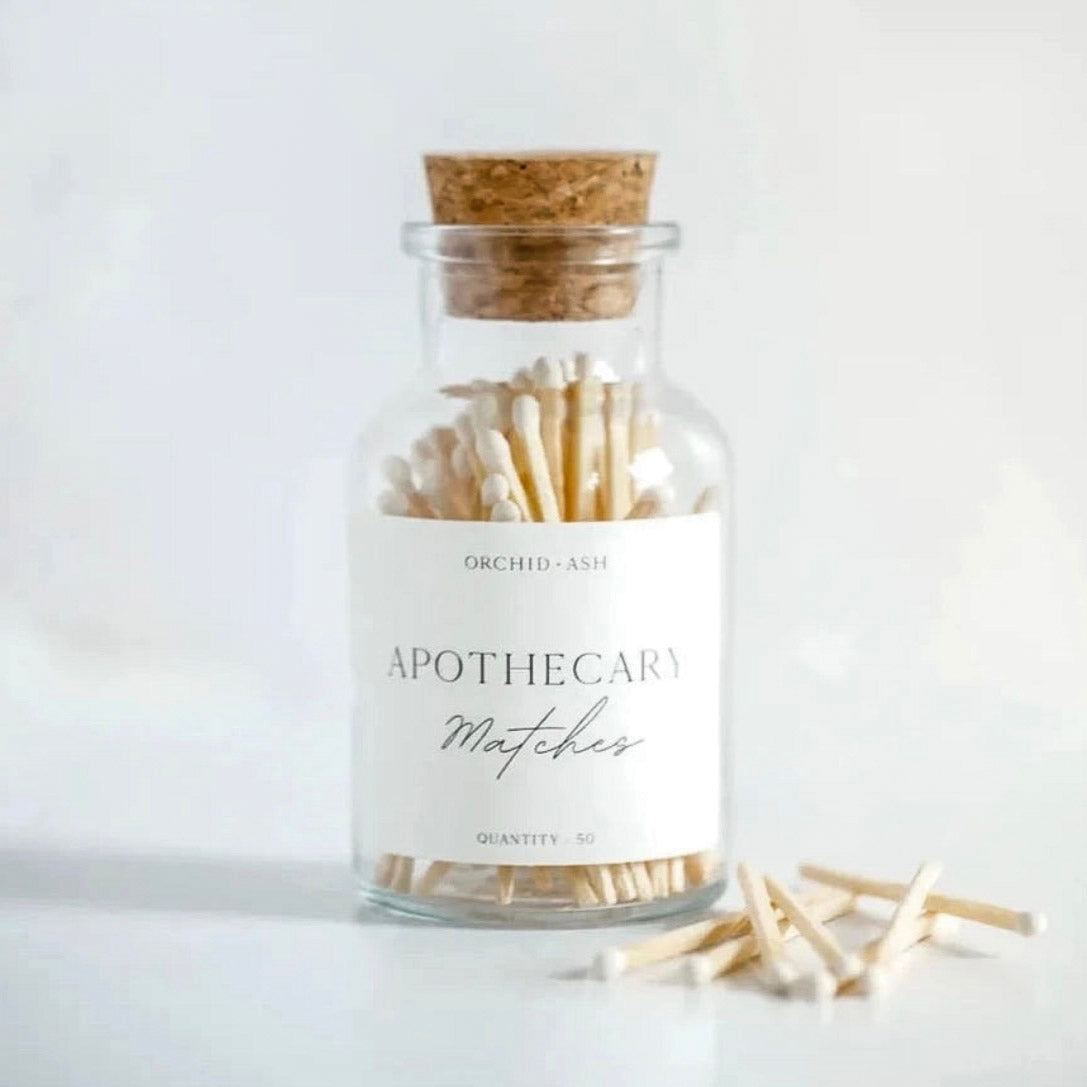 Orchid + Ash, White Apothecary Matches