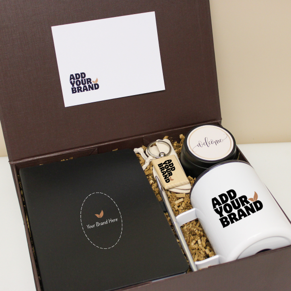 Branded welcome gift box