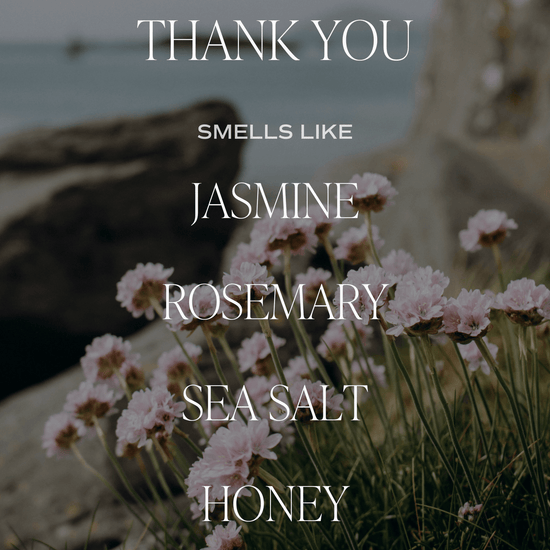 Sweet Water Decor, Thank You Soy Candle - Ribbed Glass Jar - MeaningFull Gift Lab