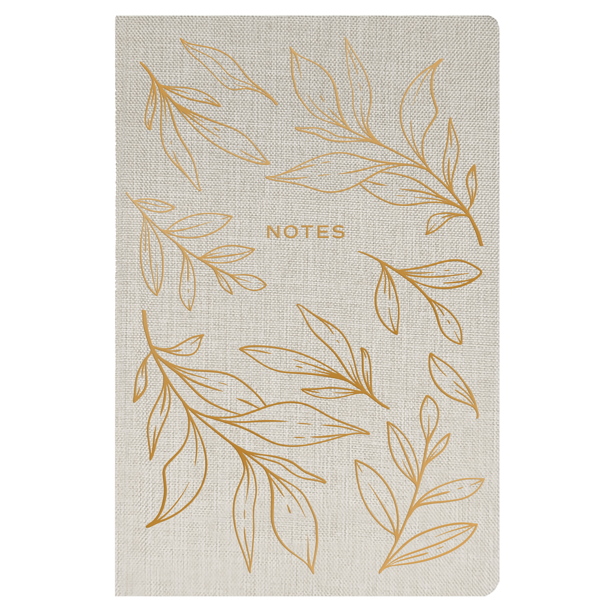 Sweet Water Decor, Gold Leaves Notes Journal - MeaningFull Gift Lab