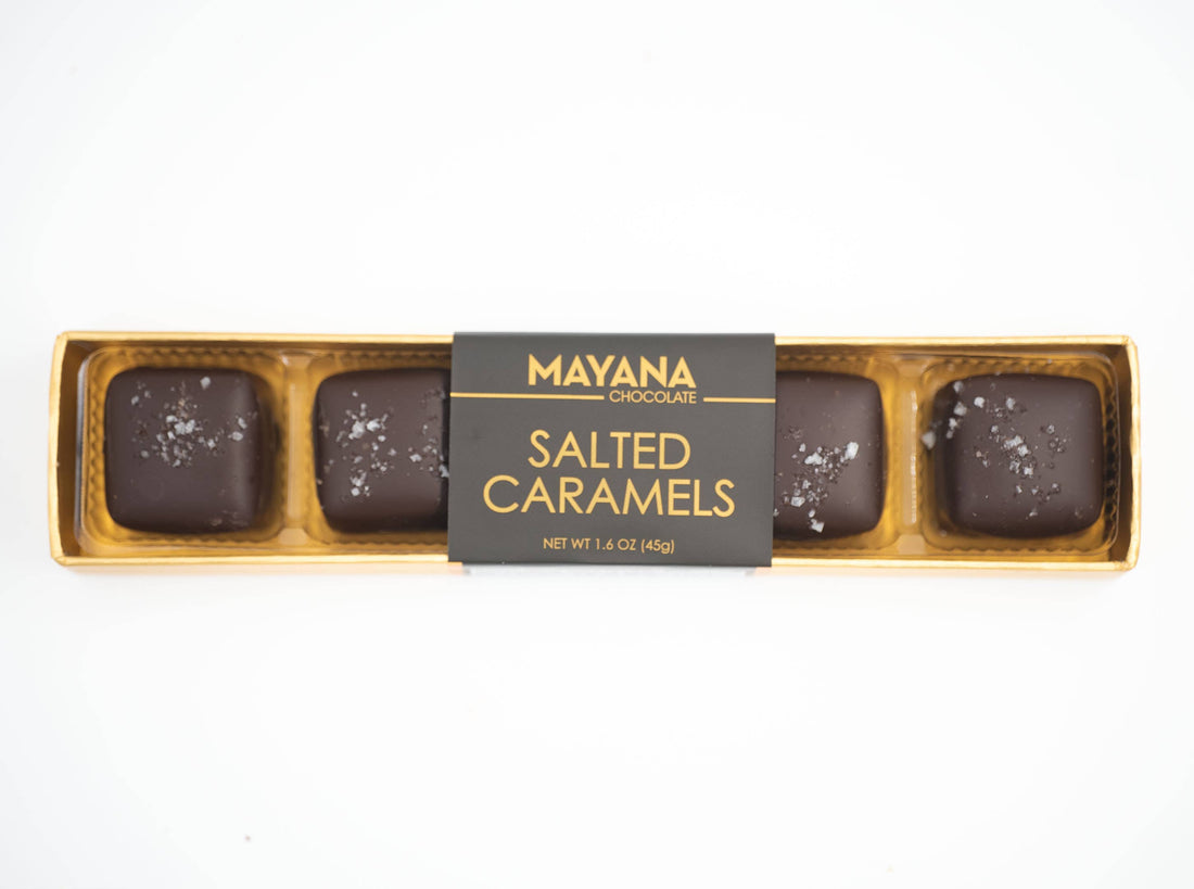 Mayana Chocolate, 5 Piece Salted Caramel Box