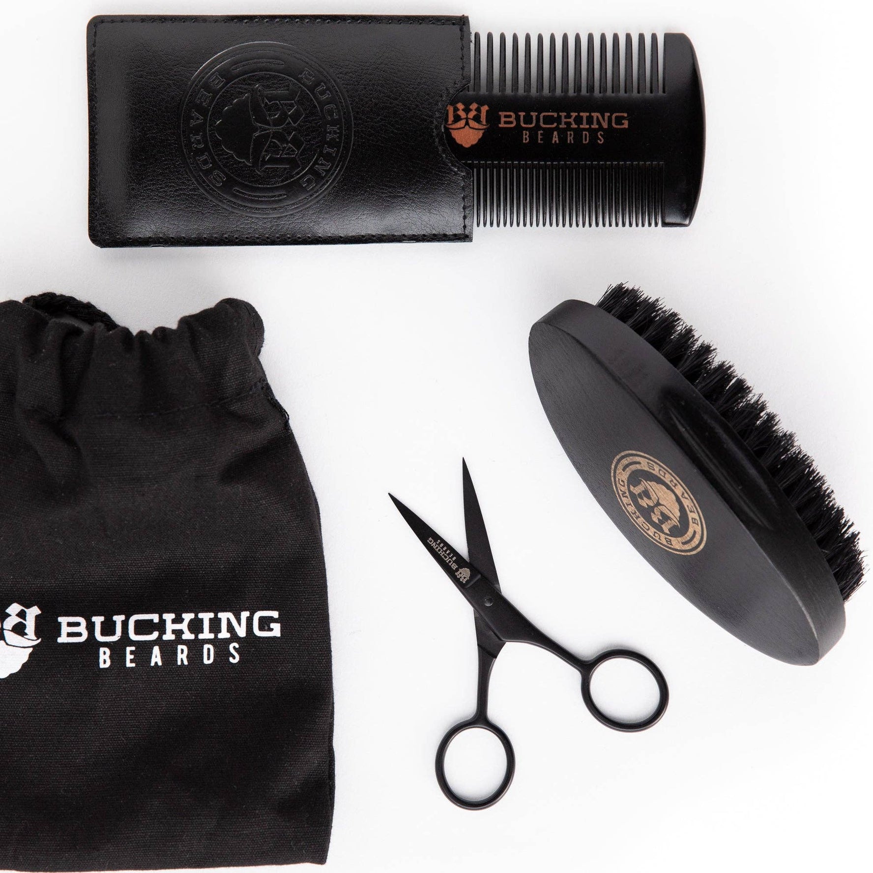 Bucking Beards LLC, Men Styling Kit with Essential Tools
