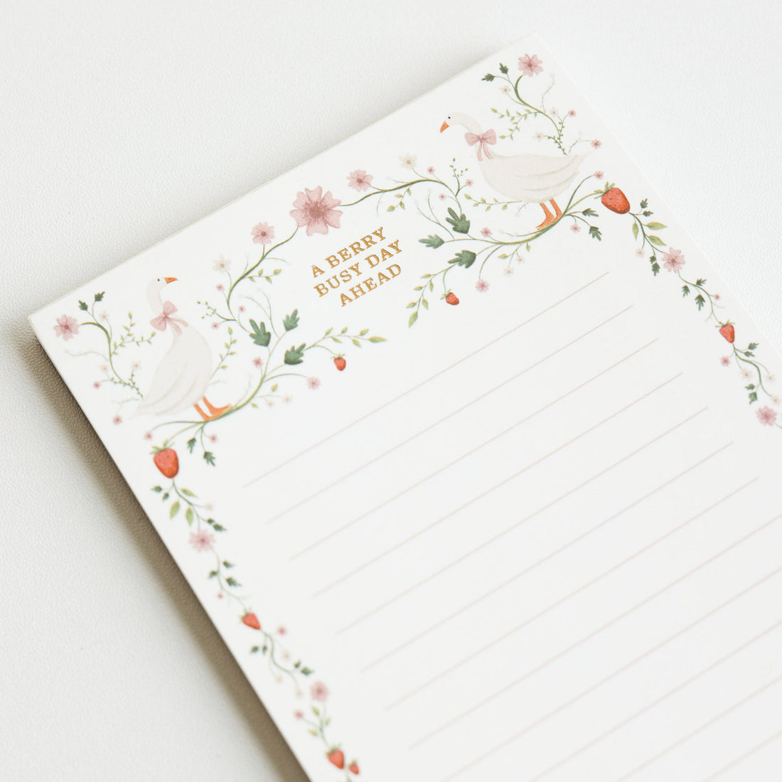 Strawberry Goose, Berry Busy Notepad