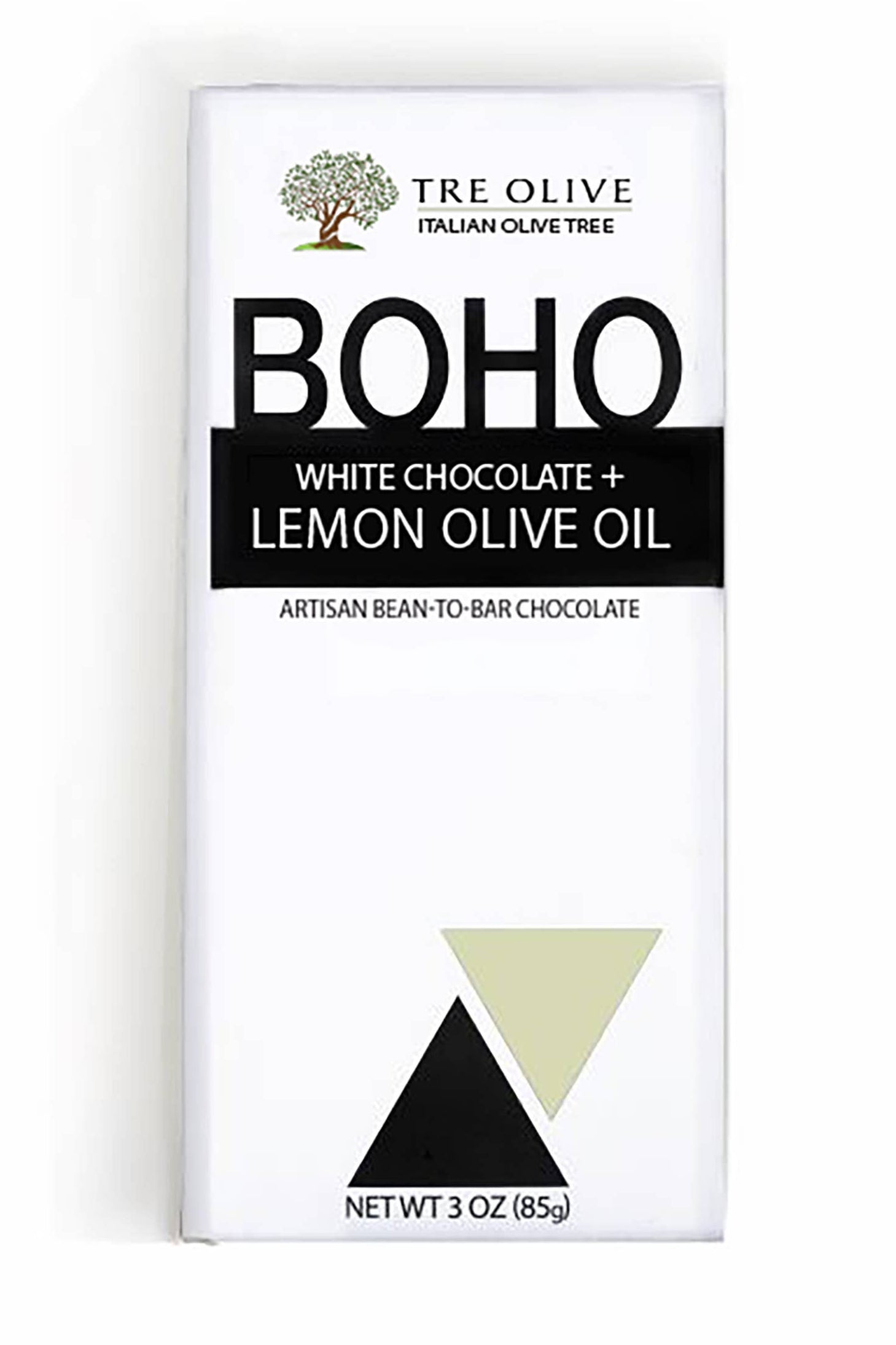 BOHO Chocolate, White Chocolate + Lemon Olive Oil (USDA Organic)