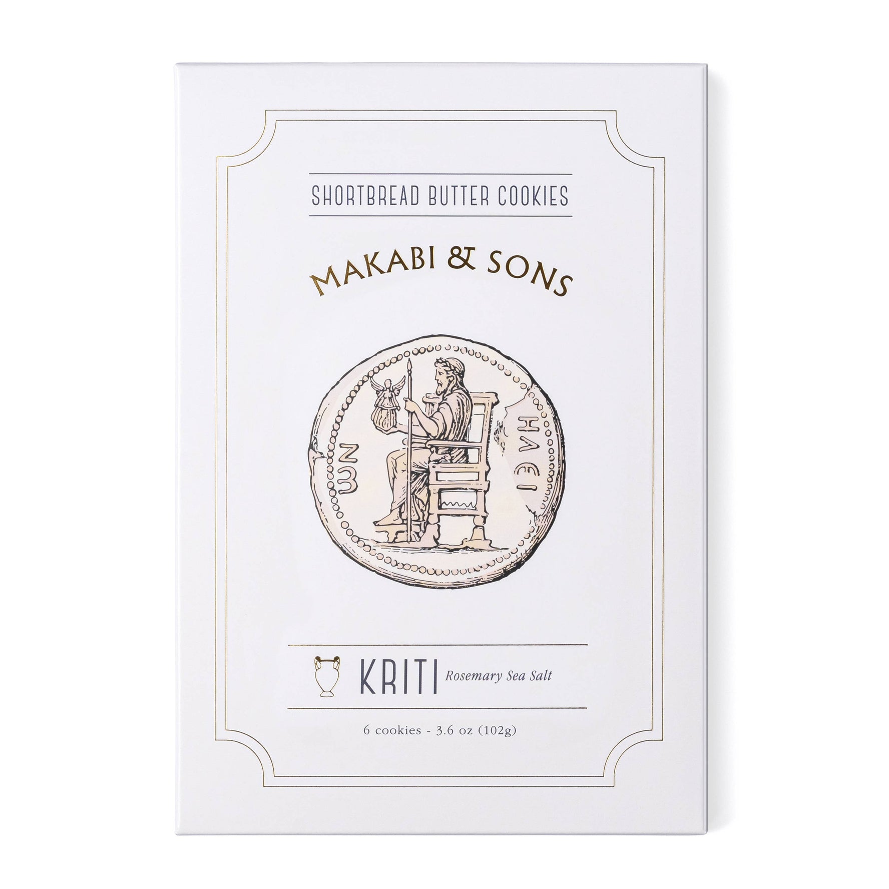 Makabi & Sons, Kriti Rosemary Sea Salt Shortbread Cookies