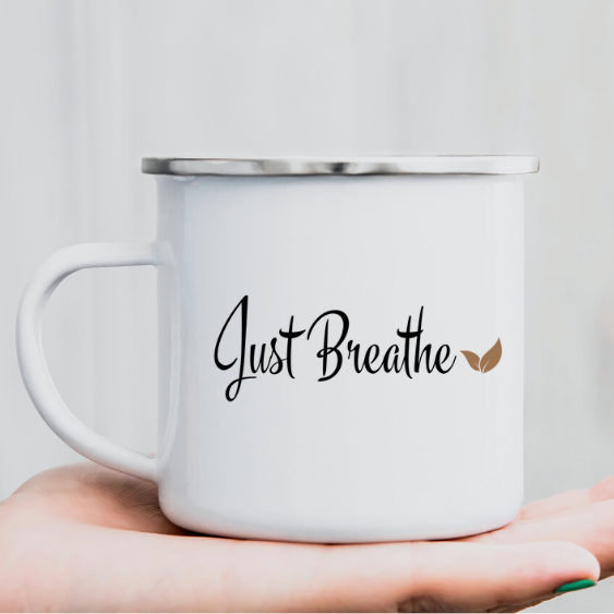 Just Breathe - Camping Mug